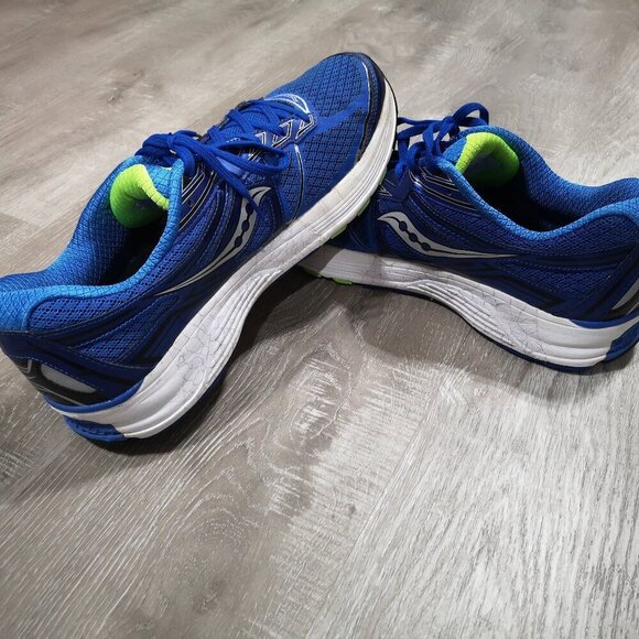 Saucony Everun Guide 9 Men's Size 12.5 Flex Film Blue Running Sneakers - Picture 2 of 7